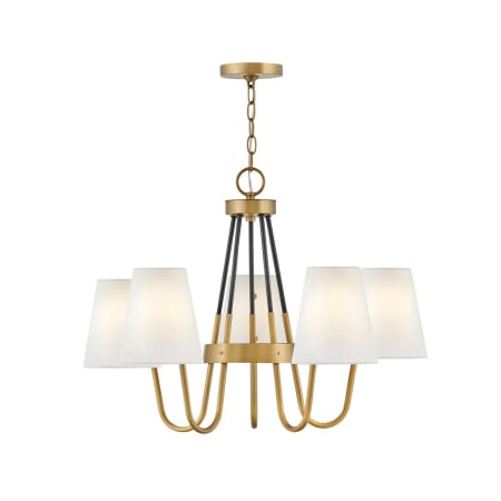 Hinkley Lighting Aston 5 Light 28" Wide Chandelier Heritage Brass