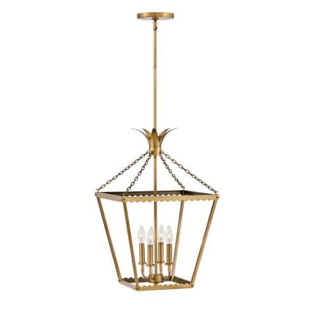 Hinkley Lighting Palma 4 Light 16" Wide Pendant Heritage Brass
