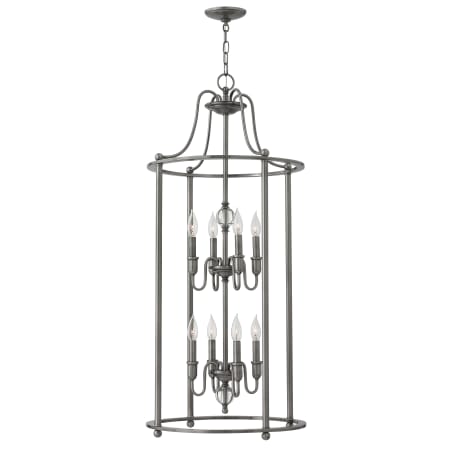 Hinkley Lighting 8 Light Pendant from the Elaine Collection Polished Antique Nickel