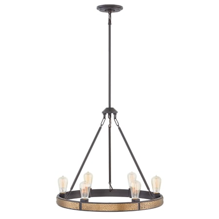 Hinkley Lighting Everett 6 Light 24-1/2" Wide Ring Chandelier Bronze