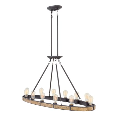 Hinkley Lighting Everett 12 Light 48-1/4" Wide Linear Chandelier Bronze