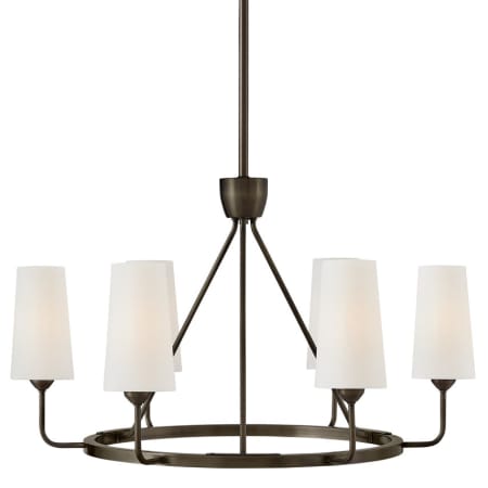 Hinkley Lighting Lewis 6 Light 29" Wide Ring Chandelier Black Oxide