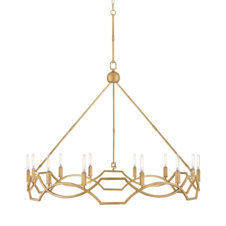 Hinkley Lighting Leona 12 Light 45" Wide Taper Candle Style Chandelier Distressed Brass
