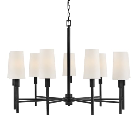 Hinkley Lighting Fenwick 9 Light 42" Wide Chandelier Black