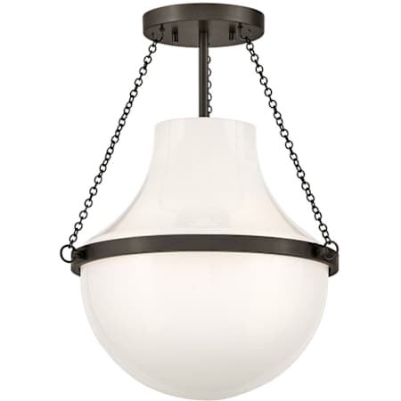 Hinkley Lighting Collins 15" Wide Semi-Flush Urn Ceiling Fixture / Converts to Pendant Black Oxide