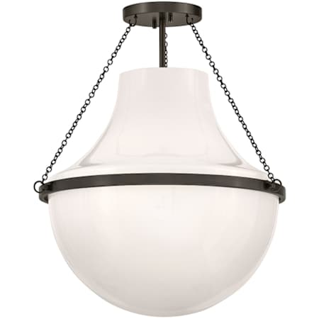Hinkley Lighting Collins 20" Wide Semi-Flush Ceiling Fixture Black Oxide