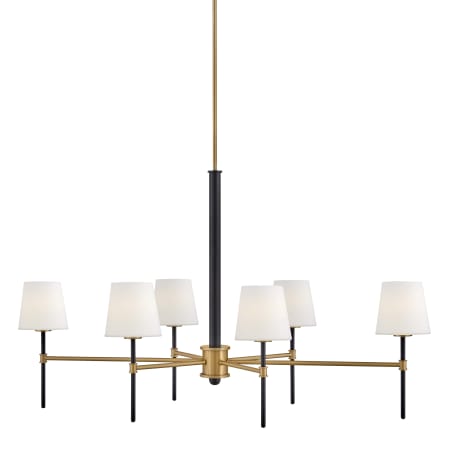 Hinkley Lighting Saunders 6 Light 45" Wide Chandelier Black