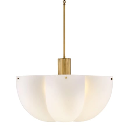 Hinkley Lighting Becca 6 Light 24" Wide Chandelier Heritage Brass