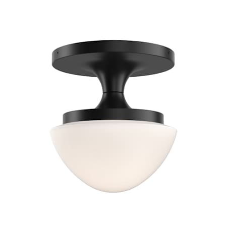 Hinkley Lighting Knox 8" Wide Semi-Flush Bowl Ceiling Fixture Black
