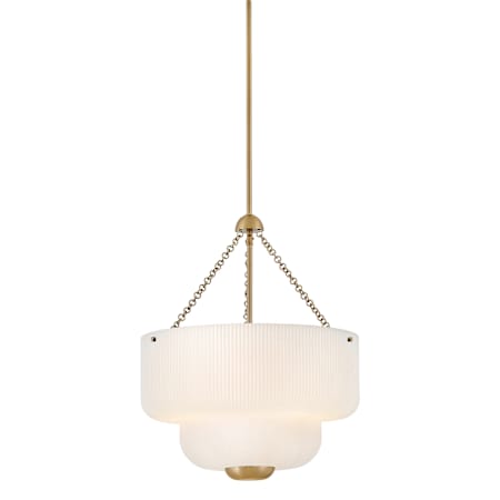Hinkley Lighting Adella 5 Light 19" Wide Pendant Lacquered Brass
