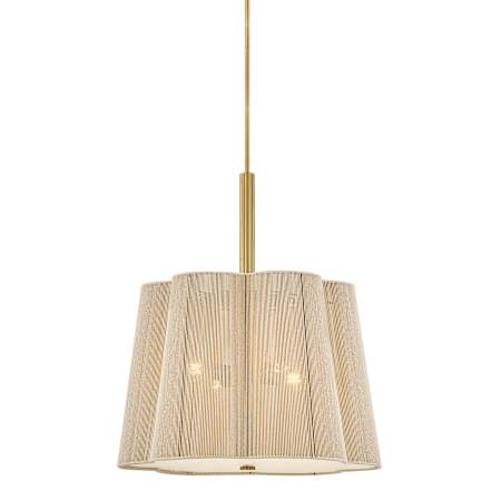 Hinkley Lighting Sasha 4 Light 24" Wide Chandelier Lacquered Brass