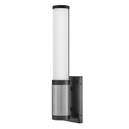 Hinkley Lighting Zevi 18" Tall LED Bathroom Sconce Black / Chrome