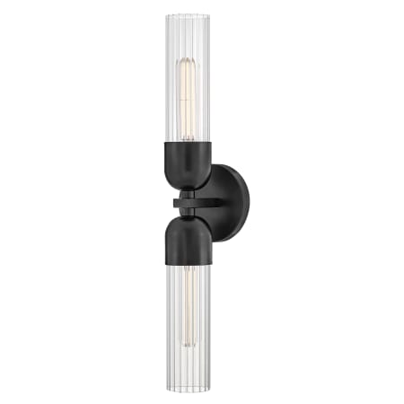 Hinkley Lighting Soren 2 Light 24" Tall Wall Sconce Black