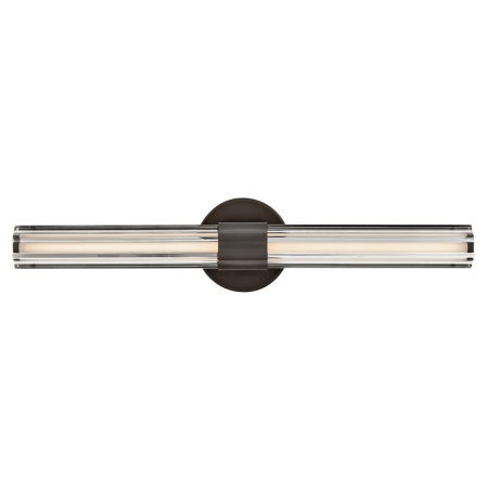 Hinkley Lighting Georgette 2 Light 24" Wide LED Vanity Light Black
