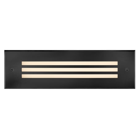 Hinkley Lighting Single Dash 10" Wide 120V LED Step Light Stainless Steel Black