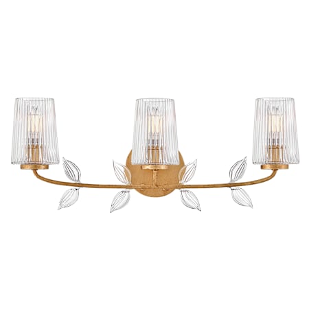 Hinkley Lighting Aliso 3 Light 24" Wide Vanity Light Distressed Brass