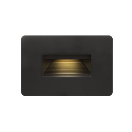 Hinkley Lighting Luna 3" Tall 120v 4w LED ADA Rectangle 2700K Indoor / Outdoor ADA Step Light Satin Black