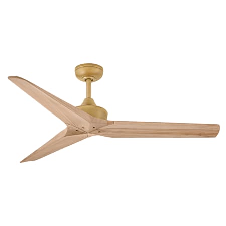 Hinkley Lighting Chisel 3 Blade Indoor Smart Ceiling Fan Heritage Brass
