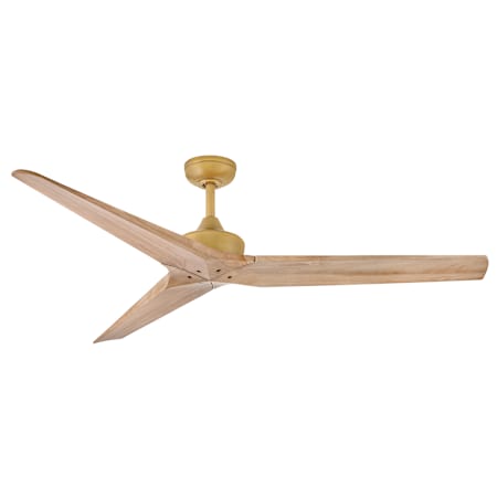 Hinkley Lighting Chisel 3 Blade Indoor Smart Ceiling Fan Heritage Brass
