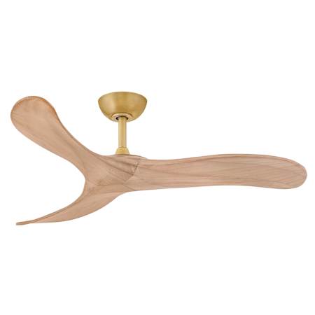 Hinkley Lighting Swell 48" 3 Blade Indoor Smart Ceiling Fan Heritage Brass