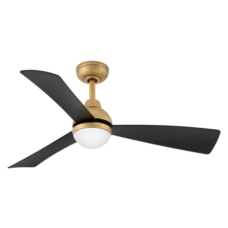 Hinkley Lighting Una 44" 3 Blade Indoor / Outdoor Smart LED Ceiling Fan Heritage Brass