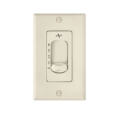 Hinkley Lighting 3" Wide Single Gang 4 Speed Sliding Ceiling Fan Wall Control Almond