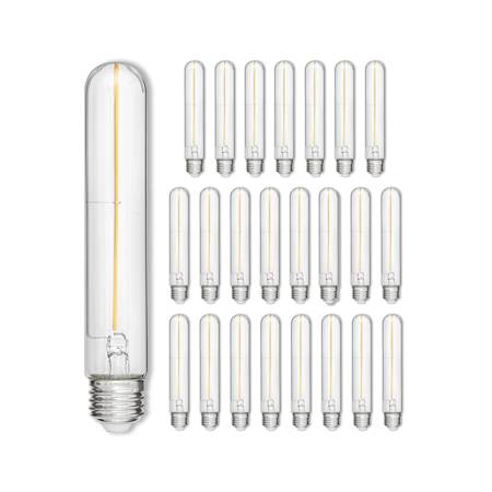 Hinkley Lighting LumiGlo Bulb Pack of (24) 7" Long 2 Watt Clear Medium (E26) Base T10 LED Bulbs - 160 Lumens, 2400K, and 90 CRI N/A