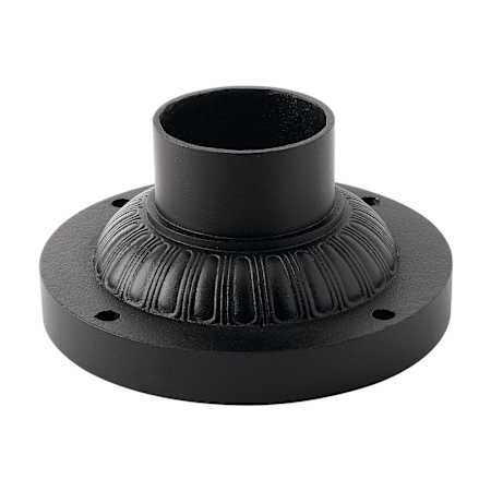 Hinkley Lighting 7" Wide Pier Mount Base with 3" Fitter Diameter Black