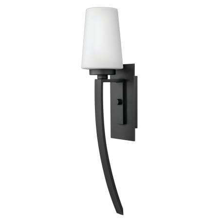 Hinkley Lighting Taper 120v 8w 15" Tall Coastal Elements LED Dark Sky Outdoor Wall Sconce Black