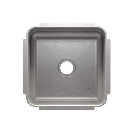 Home Refinements by Julien Classic 13-1/2" Undermount Single Basin Stainless Steel Bar Sink with 2" Drain Connection Stainless Steel