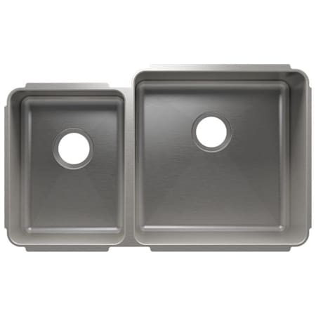 Home Refinements by Julien Classic 32-1/2" x 19-1/2" Undermount Double Basin Stainless Steel Kitchen Sink with 40/60 Basin Split Stainless Steel