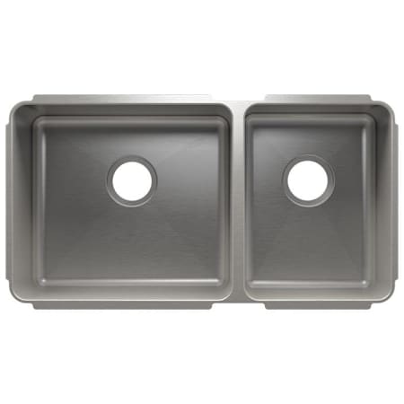 Home Refinements by Julien Classic 32-1/2" x 17-1/2" x 8" Undermount Double Basin Stainless Steel Kitchen Sink with 60/40 Basin Split Stainless Steel