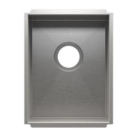 Home Refinements by Julien Urbanedge 13-1/2" Undermount Single Basin Stainless Steel Kitchen Sink Stainless Steel