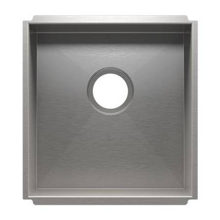 Home Refinements by Julien Urbanedge 16-1/2" x 17-1/2" Undermount Single Basin Stainless Steel Kitchen Sink Stainless Steel