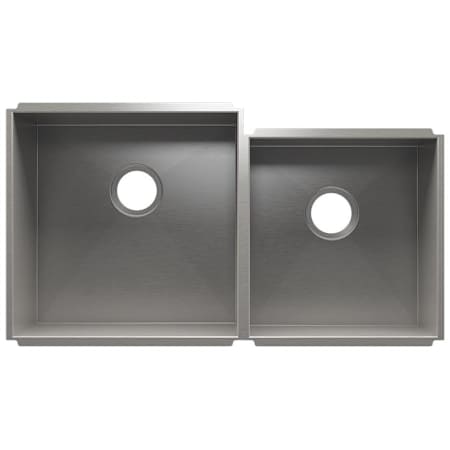 Home Refinements by Julien Urbanedge 35-1/2" x 19-1/2" Undermount Double Basin Stainless Steel Kitchen Sink with 55/45 Basin Split Stainless Steel