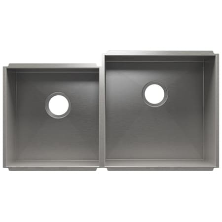 Home Refinements by Julien Urbanedge 35-1/2" Undermount Double Basin Stainless Steel Kitchen Sink with 45/55 Basin Split Stainless Steel