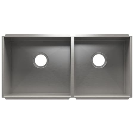 Home Refinements by Julien Urbanedge 35-1/2" x 17-1/2" Undermount Double Basin Stainless Steel Kitchen Sink with 55/45 Basin Split Stainless Steel