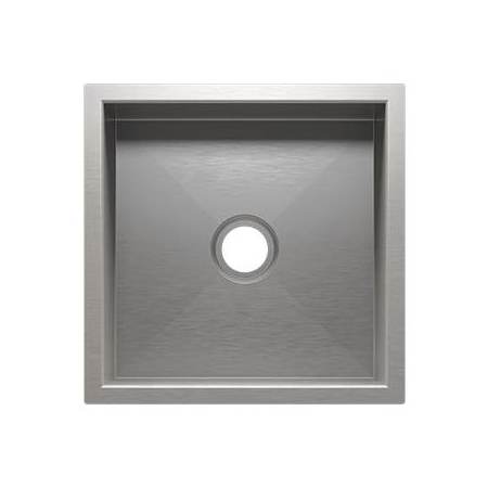 Home Refinements by Julien Urbanedge 13-1/2" x 13-1/2" Undermount Single Basin Stainless Steel Bar Sink with 2" Drain Connection Stainless Steel