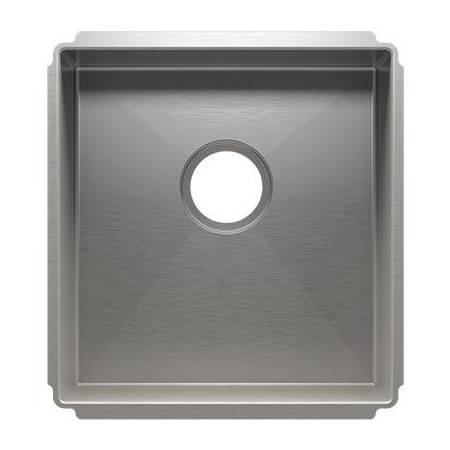 Home Refinements by Julien J7 16-1/2" x 17-1/2" x 8" Undermount Single Basin Stainless Steel Kitchen Sink Stainless Steel