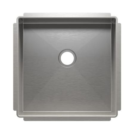 Home Refinements by Julien J7 16-1/2" Undermount Single Basin Stainless Steel Bar Sink 2" Drain Connection Stainless Steel