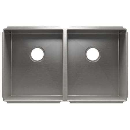 Home Refinements by Julien J7 32-1/2" x 19-1/2" Undermount Double Basin Stainless Steel Kitchen Sink with 50/50 Basin Split Stainless Steel