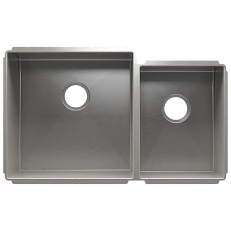 Home Refinements by Julien J7 32-1/2" x 19-1/2" Undermount Double Basin Stainless Steel Kitchen Sink with 60/40 Basin Split Stainless Steel