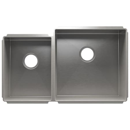 Home Refinements by Julien J7 32-1/2" x 19-1/2" Undermount Double Basin Stainless Steel Kitchen Sink with 40/60 Basin Split Stainless Steel