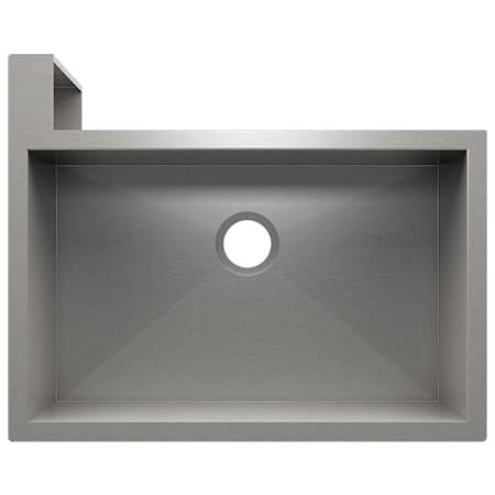 Home Refinements by Julien Social Corner 31-1/2" Undermount Single Basin Stainless Steel Kitchen Sink with Left Corner Apron Stainless Steel