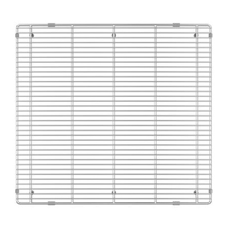 Home Refinements by Julien 17-1/2" L x 15-3/8" W Stainless Steel Basin Rack without Drain Cutout Stainless Steel