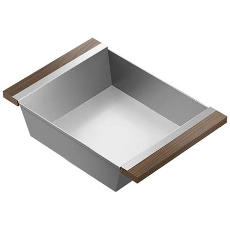 Home Refinements by Julien 18" x 12" Kitchen Sink Bin Stainless Steel