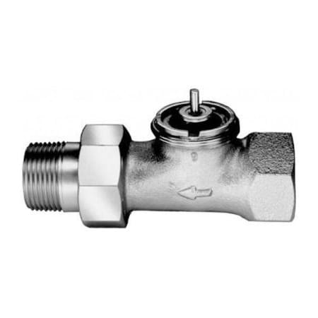 Honeywell High Capacity Thermostatic Radiator Valve - 5.8 Cv - Straight Body - 3/4" Threaded - 162K BTU Stainless Steel