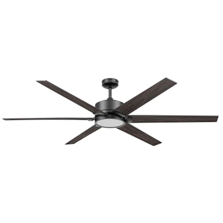 Honeywell Ceiling Fans Talbert 70" 6 Blade LED Dual Mount Indoor Ceiling Fan with Adjustable Color Temperature Matte Black