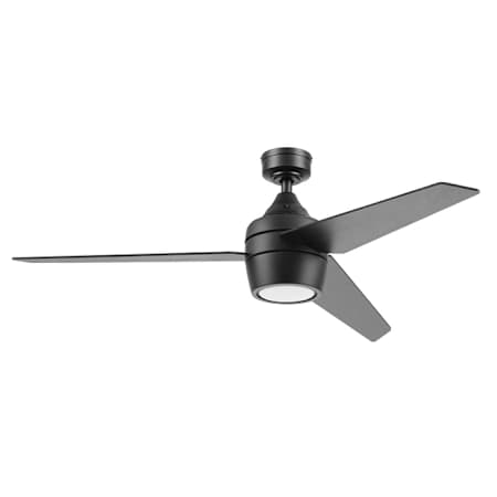Honeywell Ceiling Fans Eamon 52" 3 Blade Indoor LED Ceiling Fan Black