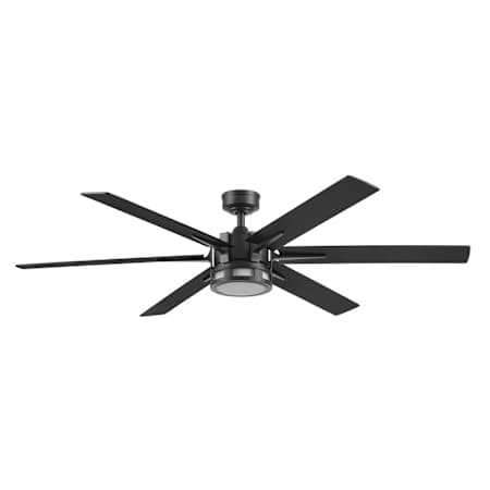 Honeywell Ceiling Fans Kaliza 60" 6 Blade Indoor / Outdoor LED Ceiling Fan Black